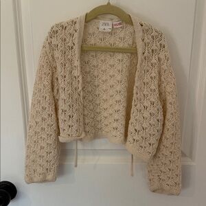 Zara Cream Knit Cardigan